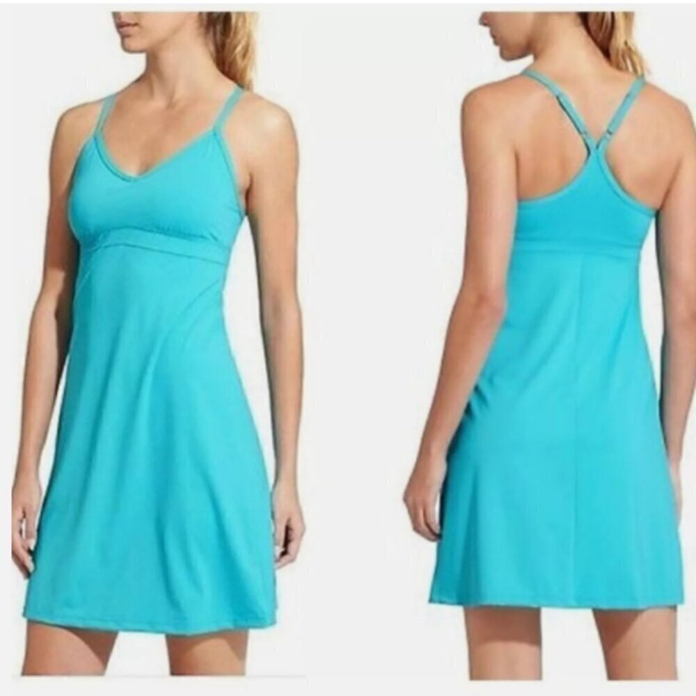 ATHLETA Shorebreak Swim dress small blue